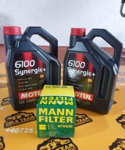 Set ulei MOTUL 6100 Synergie 10w40 8L+filtru MAN Nissan Patrol Y61